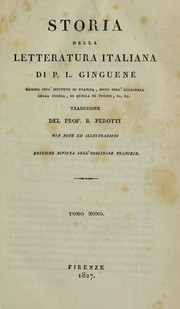 Cover of: Storia della letteratura italiana