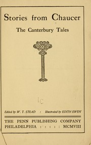Cover of: Stories form Chaucer: the Canterbury tales