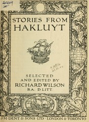 Cover of: Stories from Hakluyt, selected and edited by Richard Wilson by Richard Hakluyt