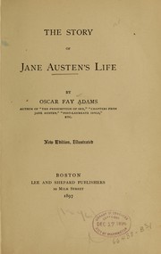 Cover of: The story of Jane Austen's life by Oscar Fay Adams