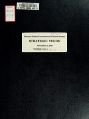 Cover of: Strategic vision