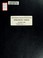 Cover of: Strategic vision