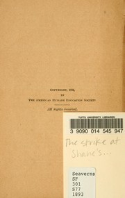 Cover of: The strike at Shane
