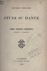 Cover of: Studj su Dante