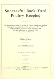 Cover of: Successful back-yard poultry keeping by Homer W. Jackson