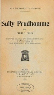 Cover of: Sully Prudhomme by Pierre Fons