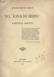 Cover of: Sul "Ranaldo Ardito" di Lodovico Ariosto