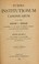 Cover of: Summa institutionum canonicarum, a Iosepho C. Ferrari