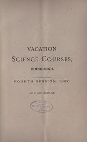 Cover of: A summer school of science by Patrick Geddes