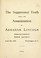 Cover of: The suppressed truth about the assassination of Abraham Lincoln