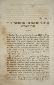 Cover of: The Swearing drunkard soldier converted by South Carolina Tract Society