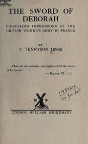 Cover of: The sword of Deborah by F. Tennyson Jesse