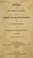 Cover of: Syllabus of the courses of Lectures on the Theory and Practice of Physic and on obstetrics and the diseases of women and children delivered in the University of New-York