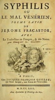 Cover of: Syphilis, ou, Le mal vénérien