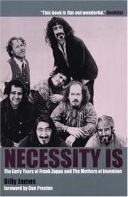 Cover of: Necessity Is... by Billy James, Billy James