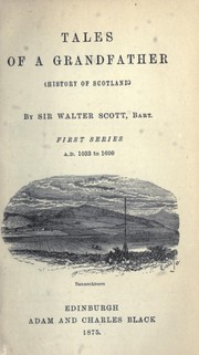 Cover of: Tales of a grandfather by Sir Walter Scott