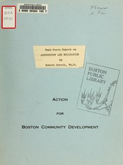 Task force report on assessment and evaluation by Action for Boston Community Development (ABCD)