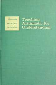 Cover of: Teaching arithmetic for understanding