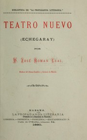 Cover of: Teatro nuevo (Echegaray)