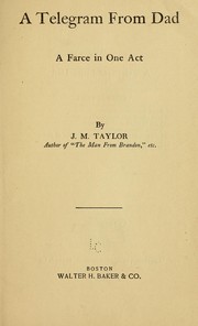 Cover of: A telegram from Dad