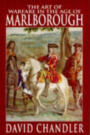 Cover of: The art of warfare in the age of Marlborough