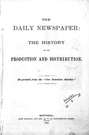 Cover of: The daily newspaper by [G.H.F.].