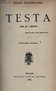 Cover of: Testa by Paul Mantegazza