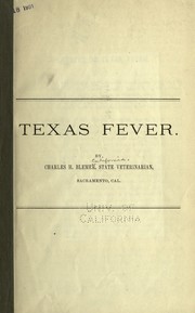 Cover of: Texas fever in California