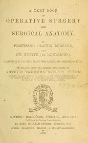 Cover of: A text book of operative surgery and surgical anatomy