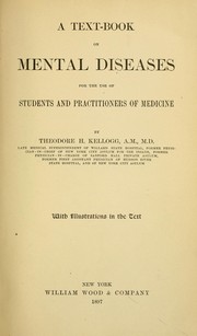 Cover of: A text-book on mental diseases for the use of students and practitioners of medicine