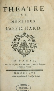 Théatre de monsieur L'Affichard by Thomas Laffichard