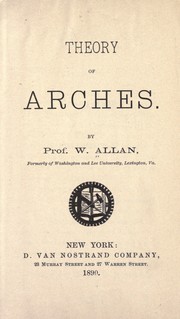 Cover of: Theory of arches