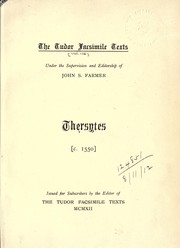 Cover of: Thersytes, c. 1550 by Joannes Ravisius Textor