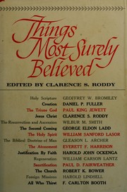 Cover of: Things most surely believed.