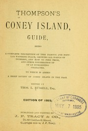 Cover of: Thompson's Coney Island, guide ...