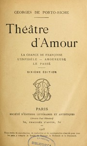 Cover of: Théâtre d'amour ...