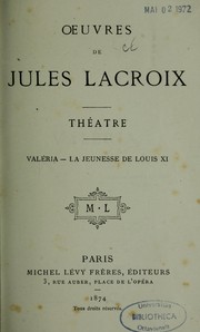 Cover of: Théâtre