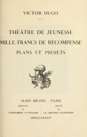 Cover of: Théâtre