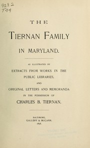 The Tiernan family in Maryland by Charles B. Tiernan