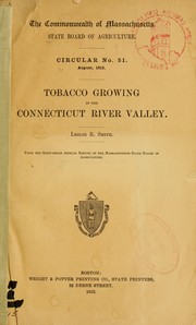 Cover of: Tobacco growing in the Connecticut River Valley by L. R. Smith