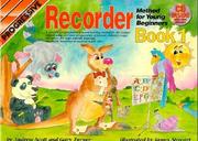 Cover of: Young Beginner Recorder by Andrew Scott