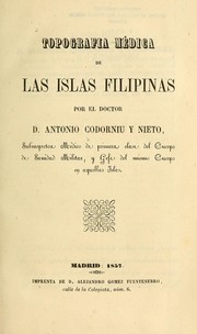 Cover of: Topografia médica de las Islas Filipinas