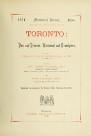 Cover of: Toronto by Henry Scadding