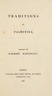 Cover of: Traditions of Palestine