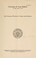 Cover of: The training of workers in trades and industries.