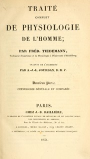 Cover of: Traité complet de physiologie de l'homme