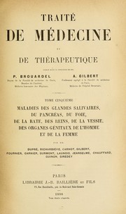 Cover of: Traité de médecine et de thérapeutique