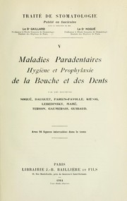 Cover of: Traité de stomatologie