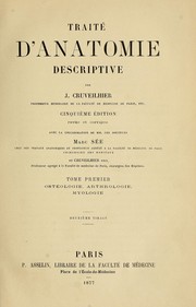 Cover of: Traite d'anatomie descriptive