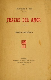 Cover of: Trazas del amor: novela psicológica
